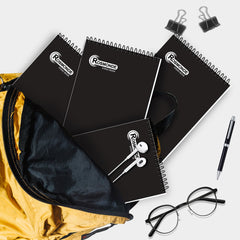 Steno Pad, Gregg Ruled, 160 Pages (80 Sheets) Per Book, Black Soft Cover