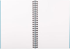 Spiral Notebook, 1 Subject, Blank, 120 Pages (60 Sheets) Per Book, Assorted Sturdy Plastic Cover