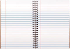 Kraft Spiral Notebook, Wide Ruled, 120 Pages (60 Sheets) Per Book, Hard Cover