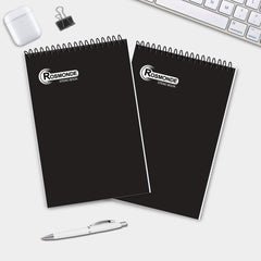 Steno Pad, Gregg Ruled, 160 Pages (80 Sheets) Per Book, Black Soft Cover