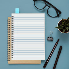 Kraft Spiral Notebook, Wide Ruled, 120 Pages (60 Sheets) Per Book, Hard Cover