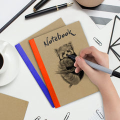 Kraft Cover Composition Notebook, Wide Ruled, 120 Pages (60 Sheets) Per Book, Soft Cover