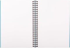 Spiral Notebook, 1 Subject, Blank, 120 Pages (60 Sheets) Per Book, Assorted Sturdy Plastic Cover