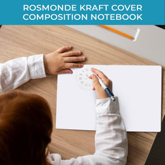 Kraft Composition Notebook, Blank, 120 Pages (60 Sheets) Per Book, Soft Cover
