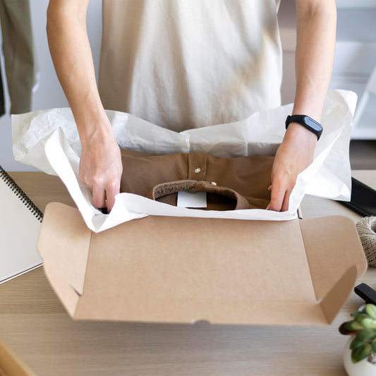 Packing Paper, 27" x 17", Uncoated Non-Printed White Sheets