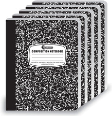 Composition Notebook, Quad Ruled, 200 Pages (100 Sheets) Per Book, Hard Cover